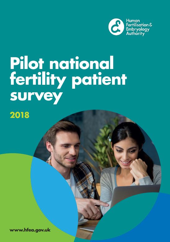 National fertility patient survey front cover