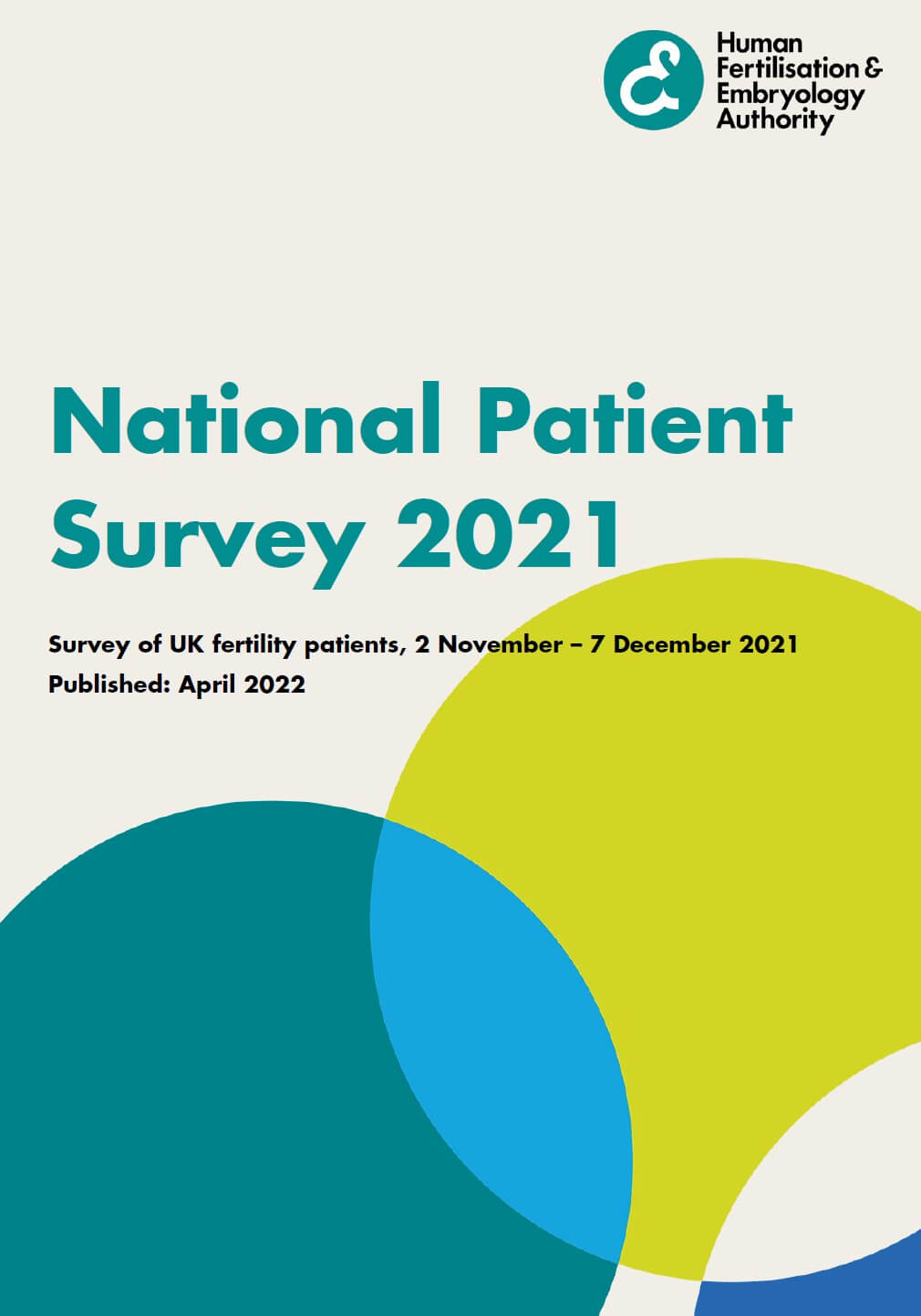 National Patient Survey report 2021