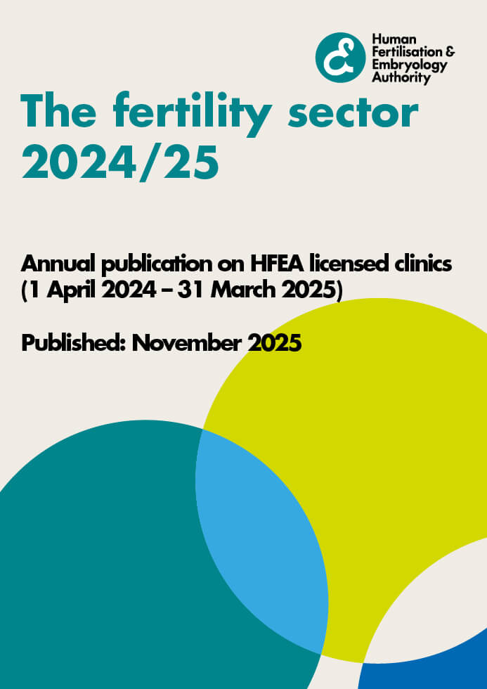 The fertility sector 2024/25 - cover image.